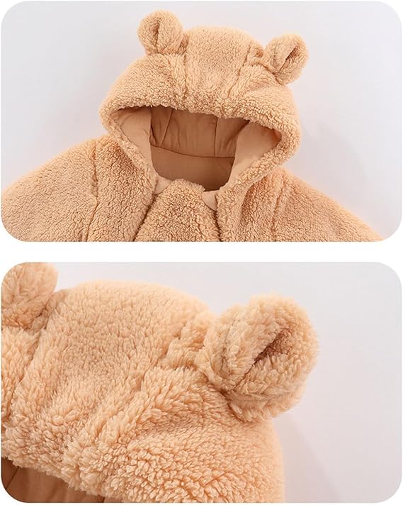 Rs 149 Bear Design Long-Sleeve Baby Jumpsuit TheSpark Shop