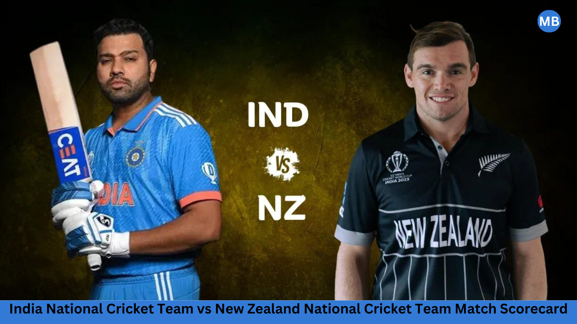 India National Cricket Team vs New Zealand National Cricket Team Match Scorecard