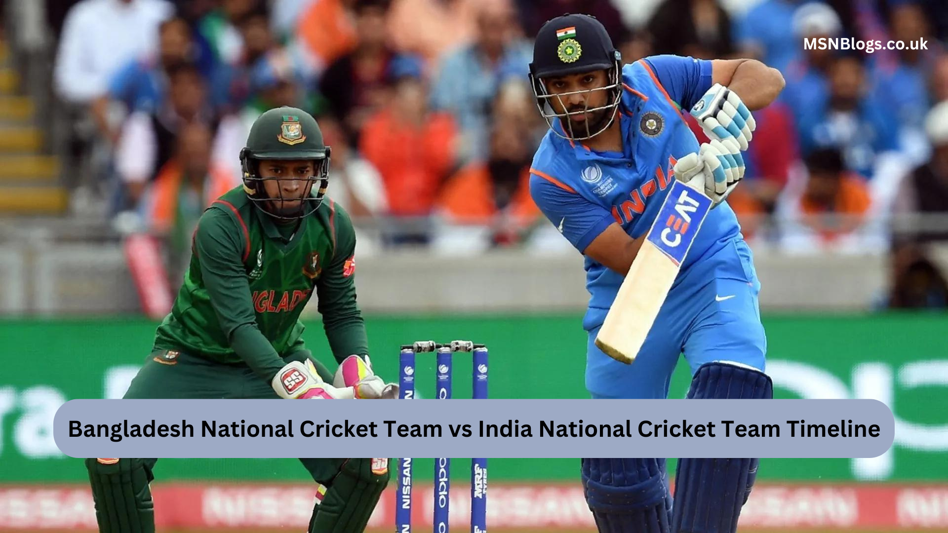 Bangladesh National Cricket Team vs India National Cricket Team Timeline