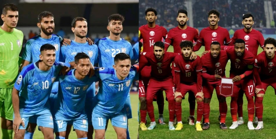 India National Football Team VS Qatar National Football Team Standings